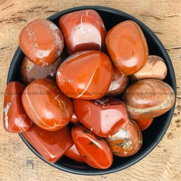 Red Jasper Tumble Stone Pack Of 5 (Grounding & Stability)