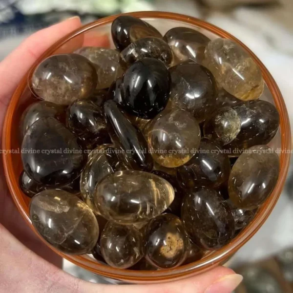 Smokey Quartz Tumble Stone Pack Of 5 (Grounding & Stabilizing)
