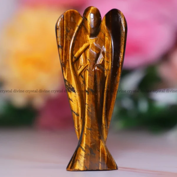 Tiger Eye Crystal Angel (Abundance & Prosperity)(3 inch)