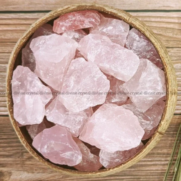 Rose Quartz Raw Crystal 2pcs (Love)