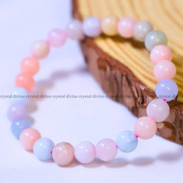 Flower Agate Bracelet – 8 MM (Self-Esteem & Confidence)