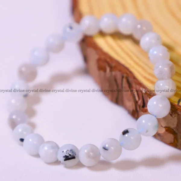 Rainbow Moonstone Bracelet – 8MM (Hormonal Balance)