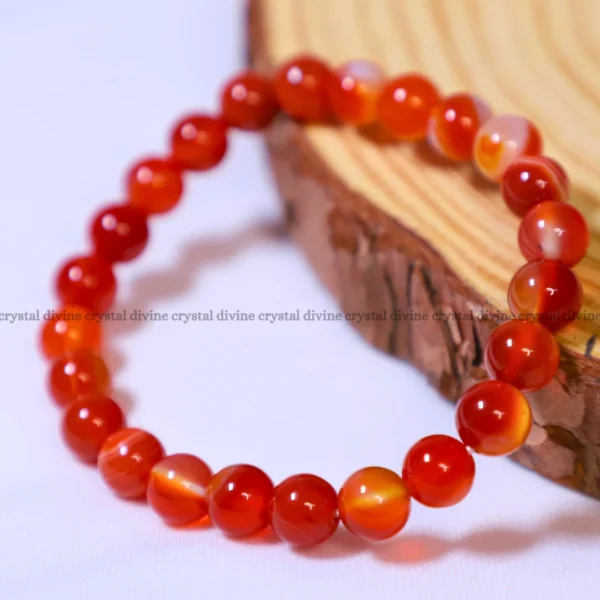 Red Carnelian Bracelet – 8MM (Grounding & Anchoring)