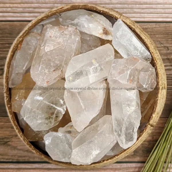 Clear Quartz Raw Crystal 2pcs (Peace)
