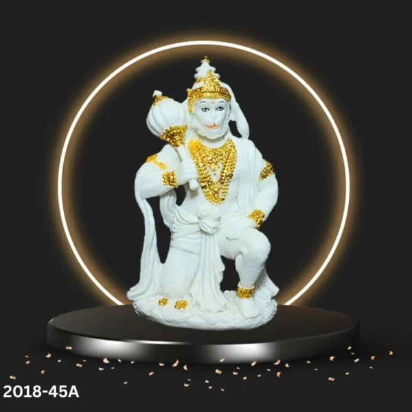 Hanuman God Marble Statue (Strength & Protection)