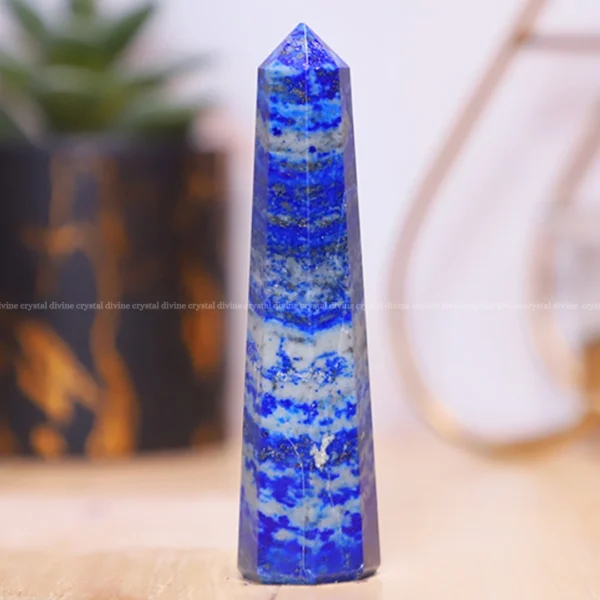 Lapis Lazuli Crystal Tower – 70 – 100 Grams (Creativity & Inspiration)