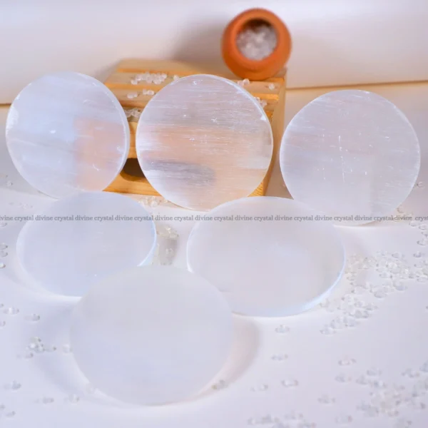 Normal Selenite Charging Plate (Cleansing Energy & Recharging Crystals)
