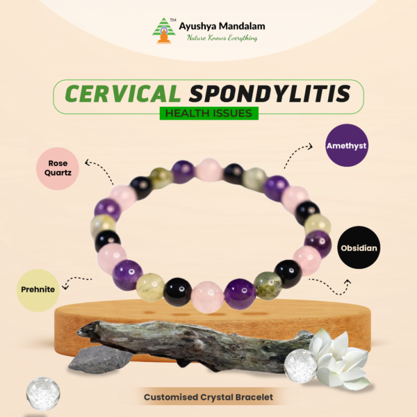 Cervical Pain Relief Crystal Bracelet