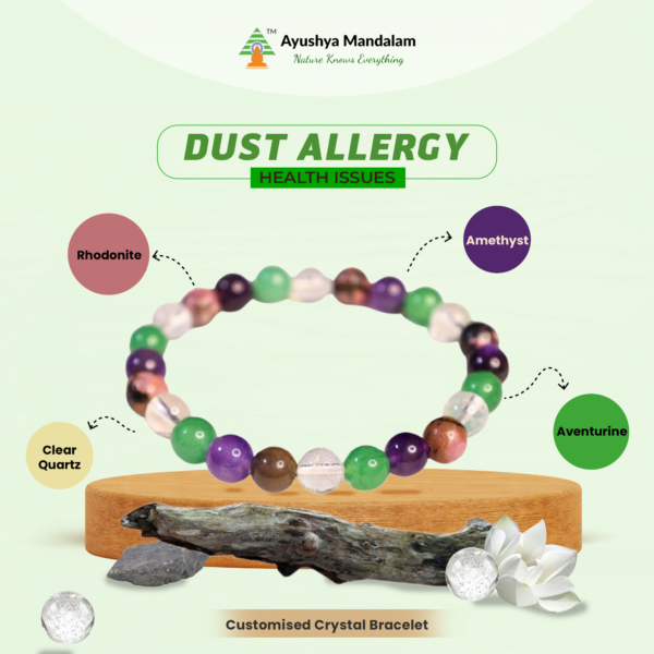 Dust Allergy Protection Crystal Bracelet