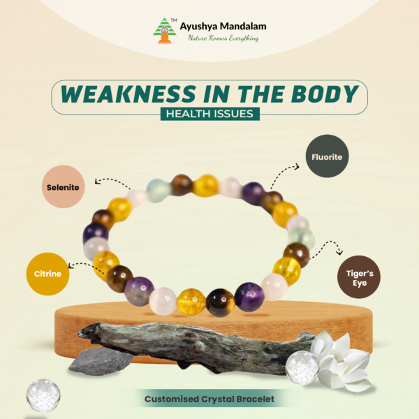Weakness in the Body - Crystal Bracelet
