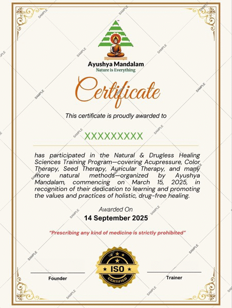 ATM Certificate for People who Wrote Exam