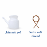 Jala Neti Pot & Sutra Neti Thread – Ayurvedic Nasal Cleansing Combo