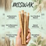 Natural Miswak Stick (Organic Datun) | Herbal Teeth Cleaning Stick