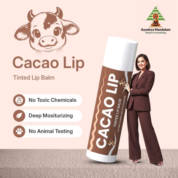 Cacao Lip Tinted Lip Balm – Lip, Cheek & Eye Tint