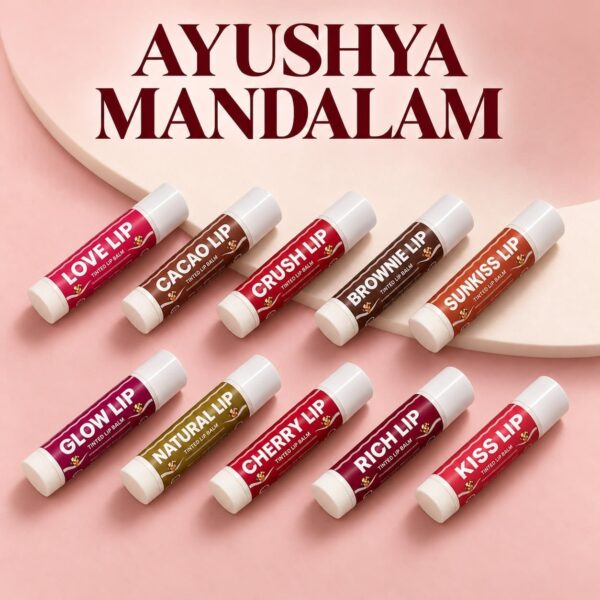 Tinted Lip Balm Combo – Pack of 10 Shades (Lip, Cheek & Eye Tint)