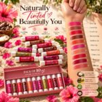 Tinted Lip Balm Combo – Pack of 10 Shades (Lip, Cheek & Eye Tint) - Image 2